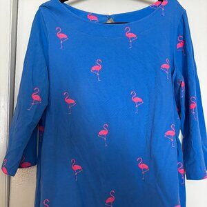 Lilly Pulitzer Flamingo Top XL